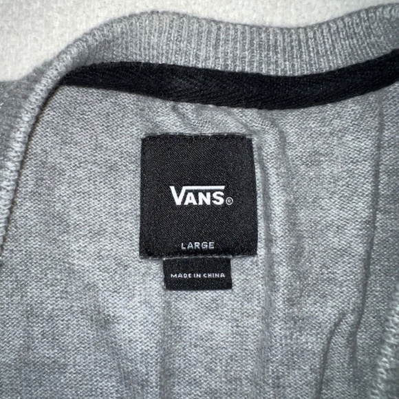 Vans Mens Large Grey Sweater - Picture 2 of 2